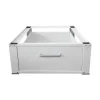 Vonia Wasmachine Verhoger - Wasmachine Verhoger met lade - Wasmachine Sokkel - 63x54x31 - Wit