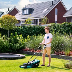 Vonroc Accu Grasmaaier 40v – 2.0ah - Brushless – 33cm | Incl. 2 Accu’s En Snelladers