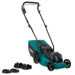 Vonroc Accu Grasmaaier 40v – 2.0ah - Brushless – 33cm | Incl. 2 Accu’s En Snelladers
