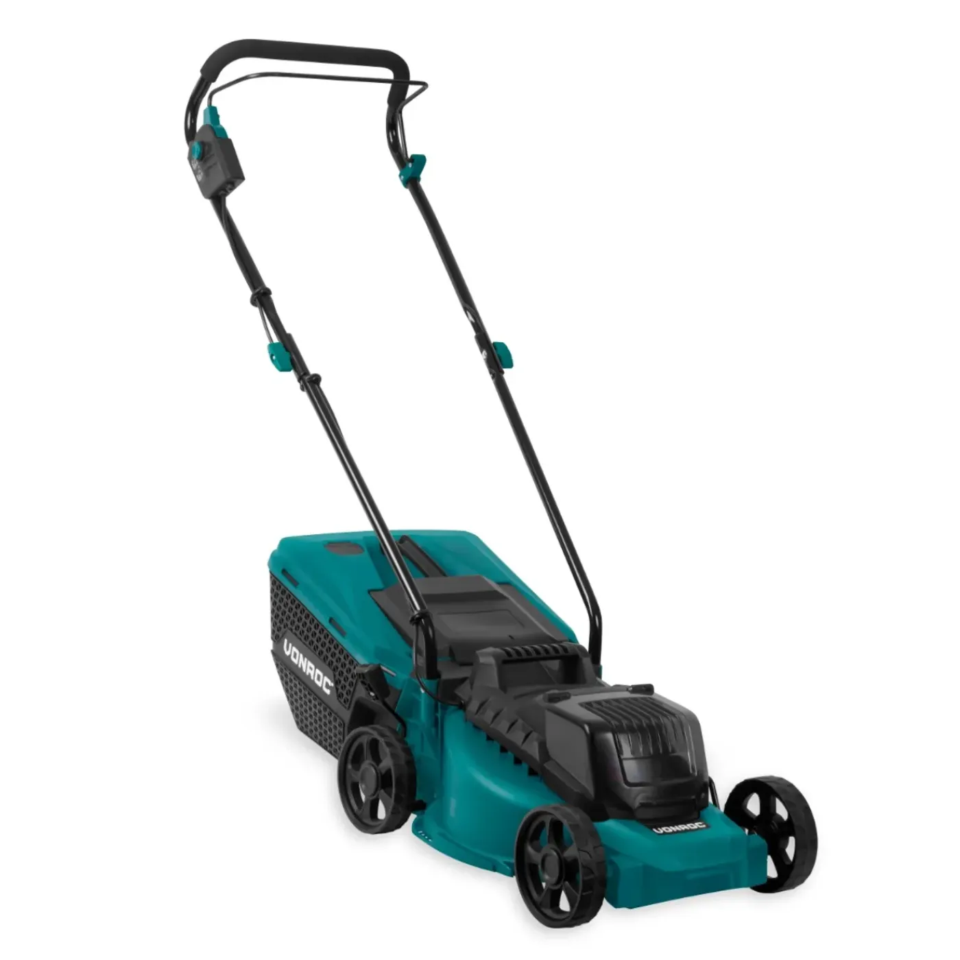 VONROC Accu Grasmaaier 40v – Brushless – 33cm – Centrale Hoogteverstelling – Excl. Accu En Snellader