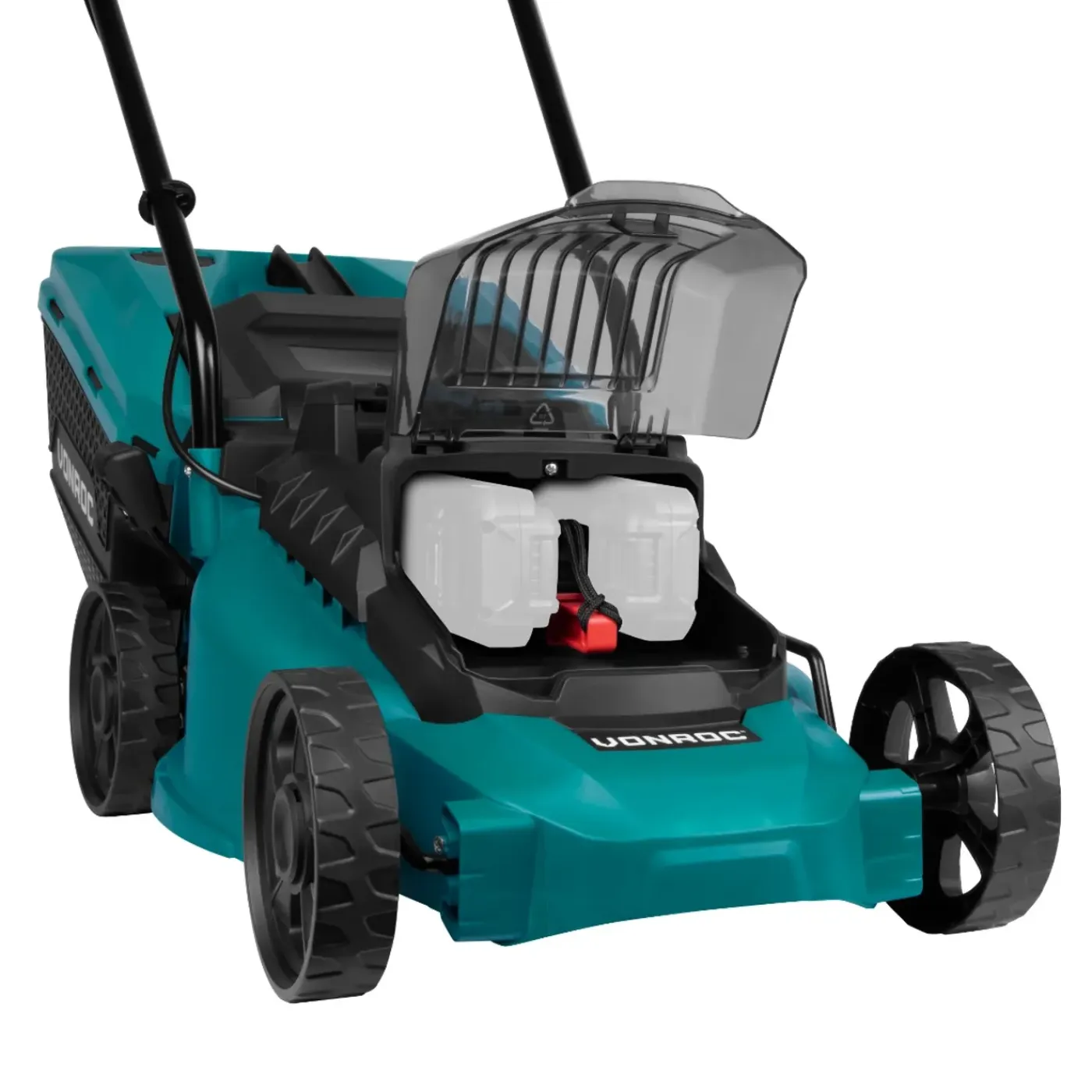 VONROC Accu Grasmaaier 40v – Brushless – 33cm – Centrale Hoogteverstelling – Excl. Accu En Snellader
