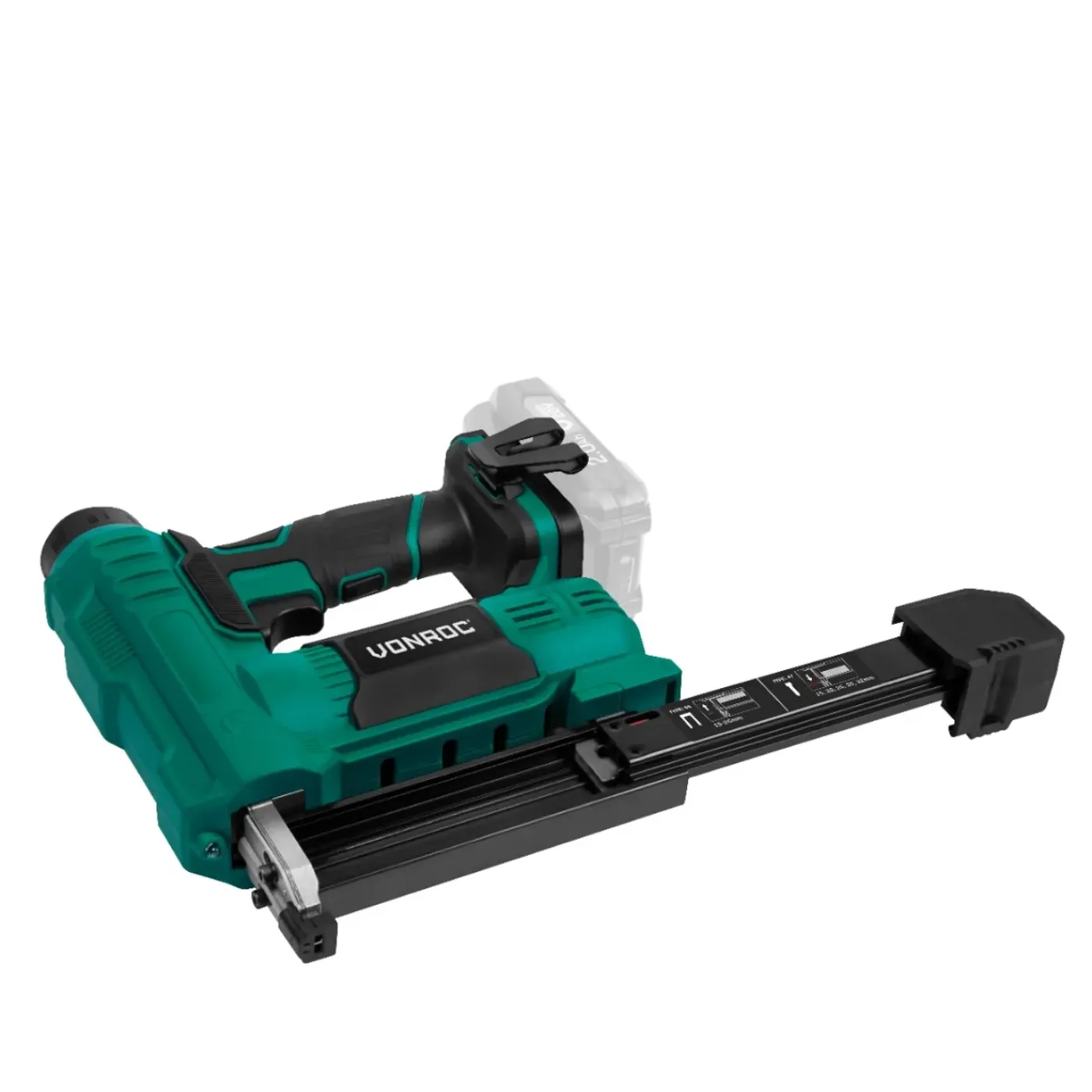 VONROC Accu Tacker – Vpower 20v – Incl. 1000 Nieten & 1000 Spijkers – Excl. Accu En Snellader