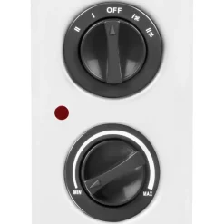 Vonroc Convectorkachel – 2000w – Wit | Met 2 Standen En Turbo Functie
