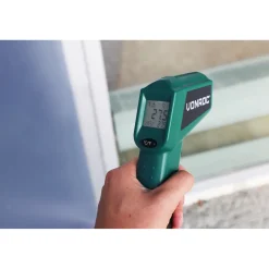 Vonroc Digitale Infrarood Thermometer Met Laser | Incl. 2x Batterijen