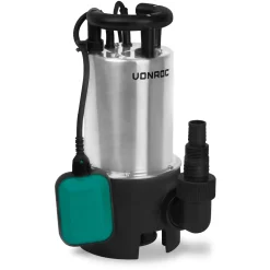 Vonroc Dompelpomp 1100w – 20000 L/h – Roestvrij Staal | Vuil- En Schoonwater