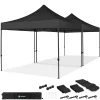 VONROC Easy-up Partytent – 6x3 M - Opvouwbaar – Uv Bescherming - Waterdicht – Stalen Frame - Zwart