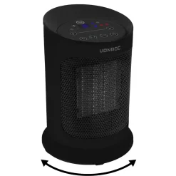 Vonroc Elektrische Ventilatorkachel - 1200w/1800w - Keramisch | Zwenkfunctie
