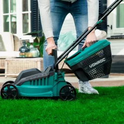 VONROC Grasmaaier 1300w 32cm Maaibreedte - Grastrimmer 300w – Ø230mm Maaidiameter - Complete Set!
