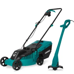 VONROC Grasmaaier 1300w 32cm Maaibreedte - Grastrimmer 300w – Ø230mm Maaidiameter - Complete Set!