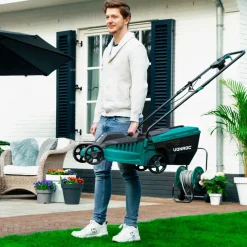 VONROC Grasmaaier 1300w 32cm Maaibreedte - Grastrimmer 300w – Ø230mm Maaidiameter - Complete Set!