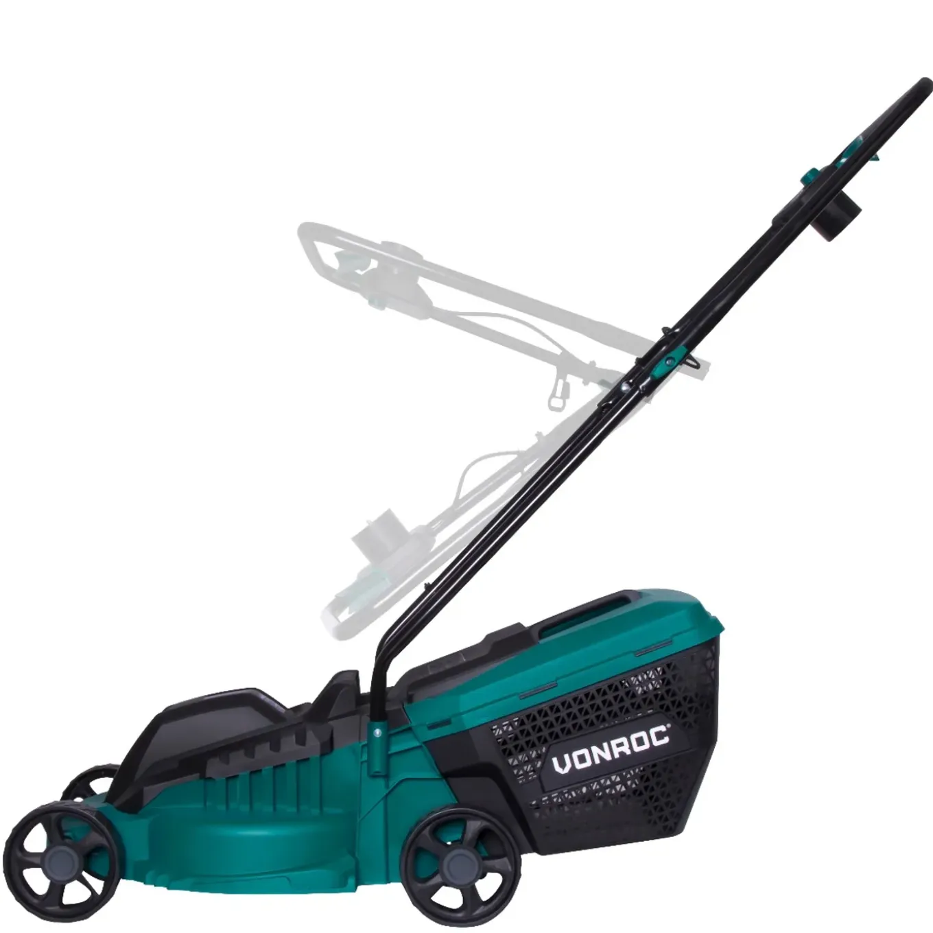 Vonroc Grasmaaier - 1300w - 32cm Maaibreedte - Instelbare Hoogte: 30/50/70 Mm - Incl. 30l Opvangbak