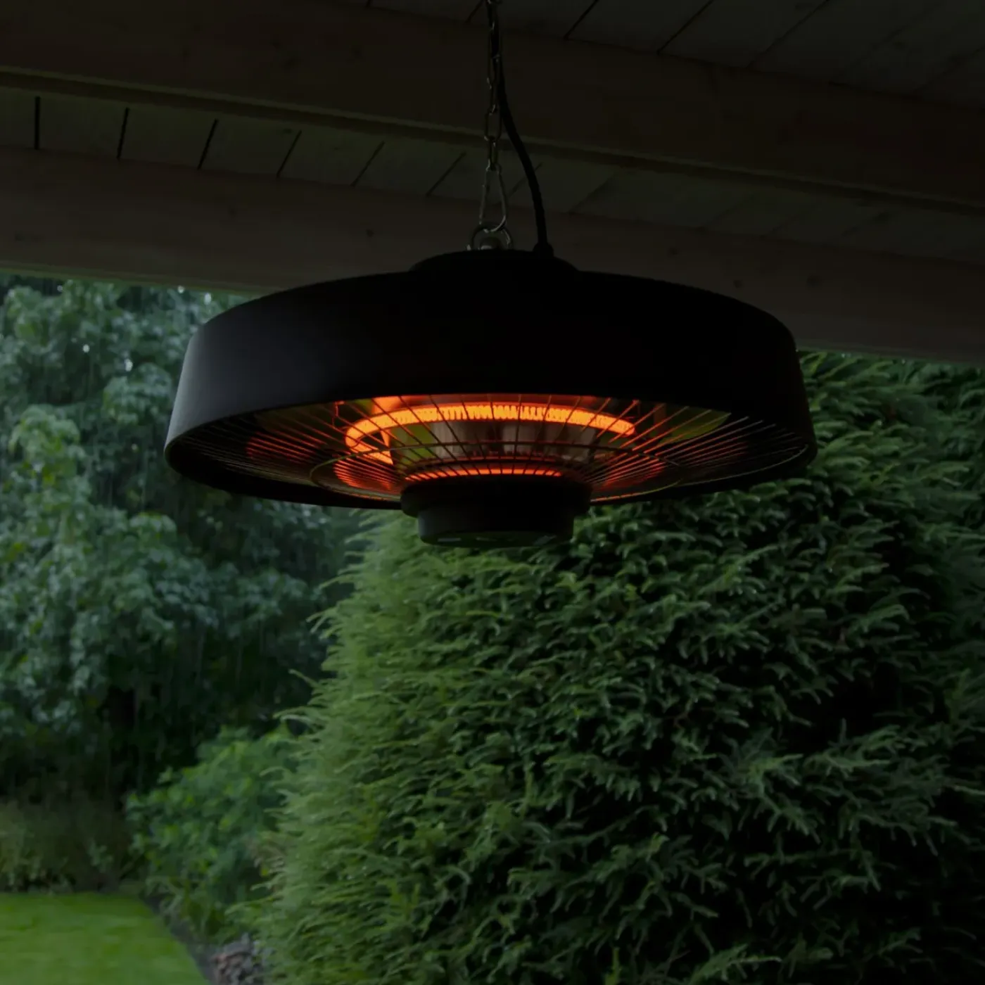 VONROC Heater Vulcano 2000w – Hangend - Carbon Element - Met Afstandsbediening, Timer En 2 Standen
