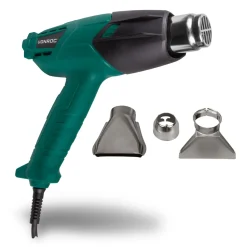 Vonroc Heteluchtpistool – Verfafbrander – 2000w – 3 Temperatuurstanden – Incl. Accessoires & Tas