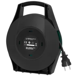 Vonroc Kabelhaspel 10m – Ip20 – 4 Geaarde Stopcontacten – Thermische Beveiliging