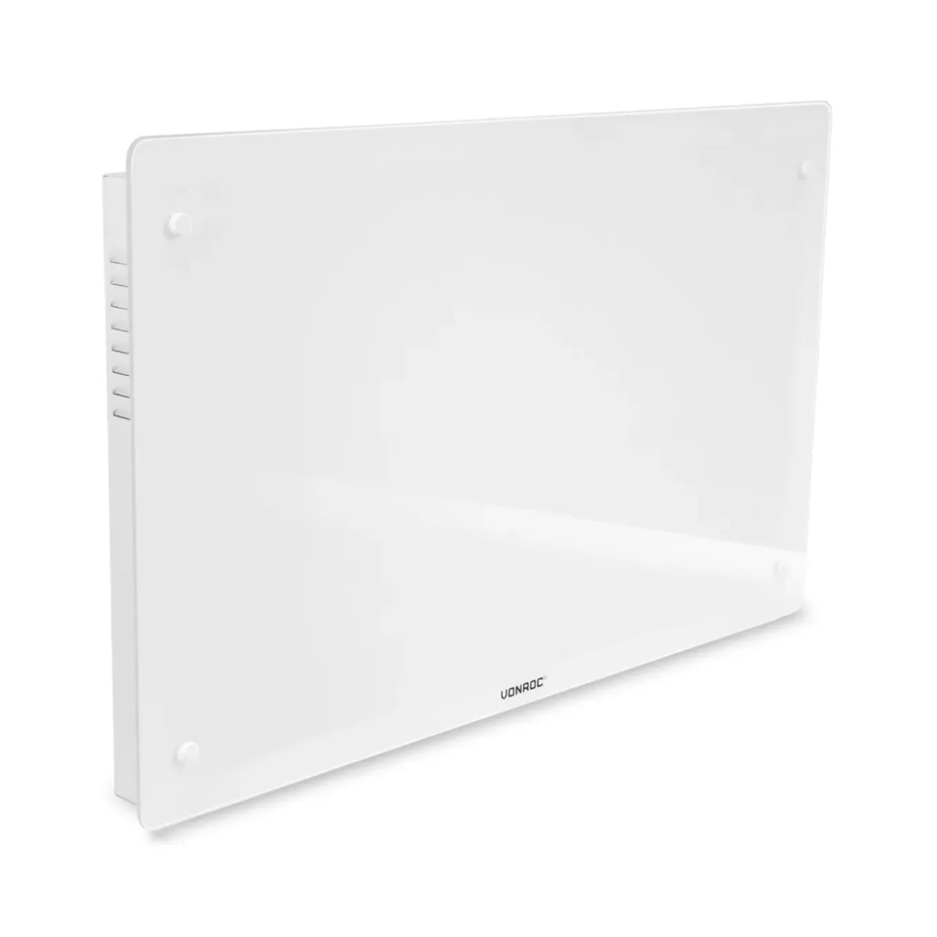 Vonroc Luxe Elektrische Kachel – Convector - Glazen Paneel – 2000w - Wit | Wifi