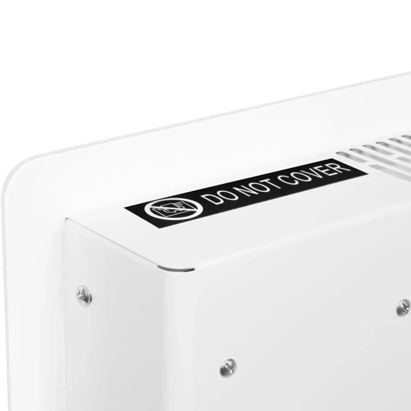 Vonroc Luxe Elektrische Kachel – Convector - Glazen Paneel – 2000w - Wit | Wifi