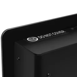 Vonroc Luxe Elektrische Kachel – Convector - Glazen Paneel - 1500w - Zwart | Wifi