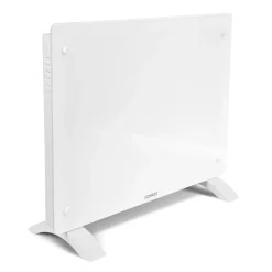 VONROC Luxe Elektrische Kachel – Convector - Glazen Paneel - 1500w - Wit | Wifi