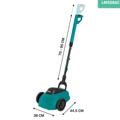 VONROC Mini Elektrische Grasmaaier 350w – 22 Cm | Met Mulchingfunctie