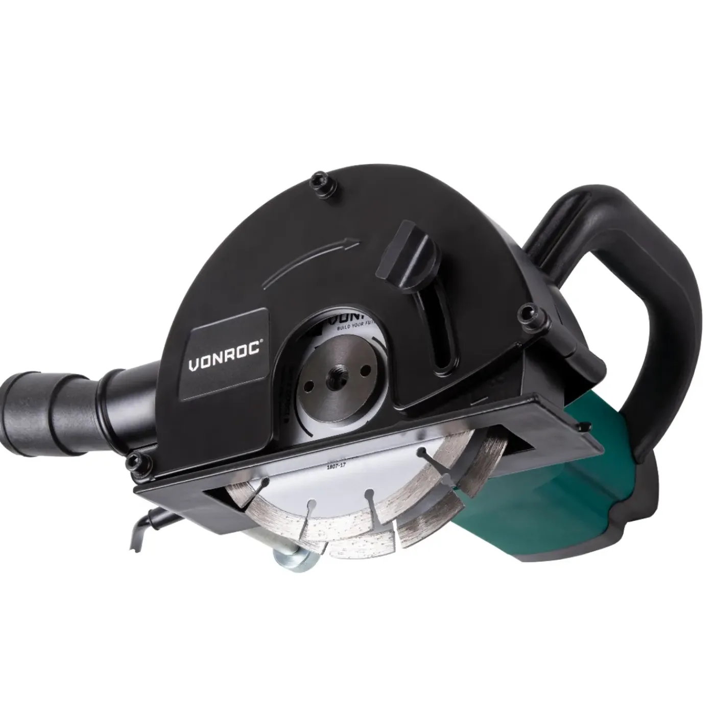 VONROC Muurfrees – Sleufmachine – 1700w – Diam.150mm – Incl. 1 Stuks Diamantschijven & Opbergtas