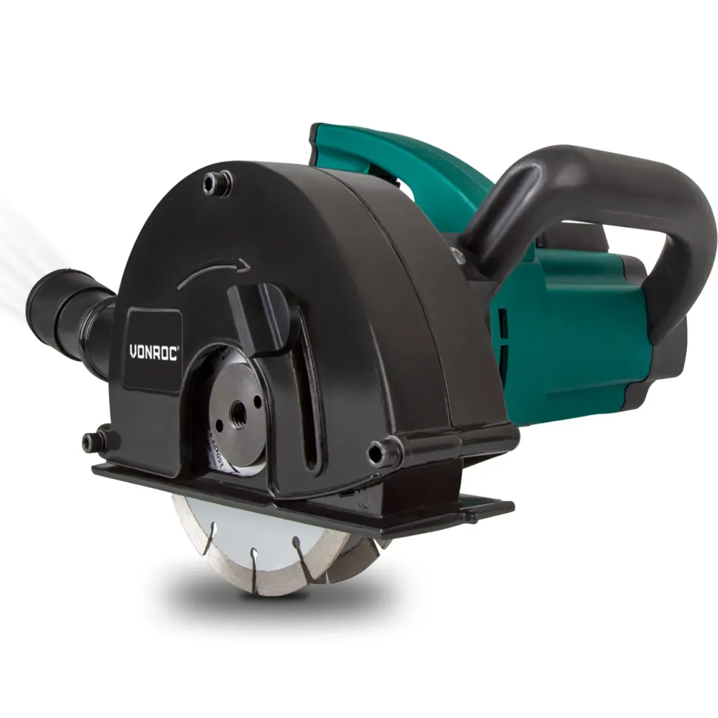 VONROC Muurfrees – Sleufmachine – 1700w – Diam.150mm – Incl. 1 Stuks Diamantschijven & Opbergtas
