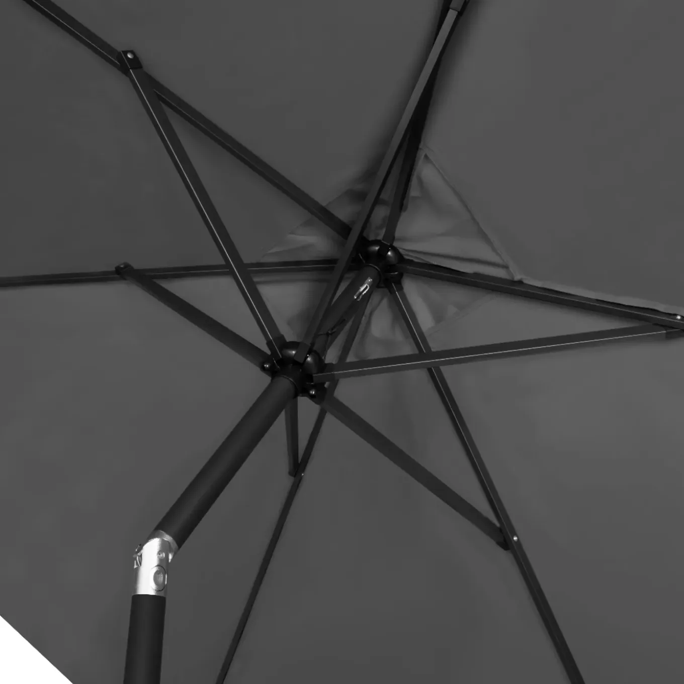 Vonroc Premium Parasol Rapallo 200x300cm – Duurzame Parasol - Combi Set Incl. Parasolvoet Van 20 Kg