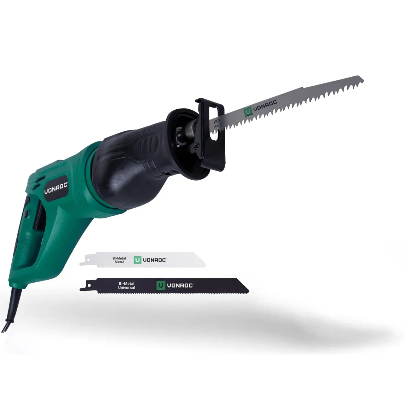 VONROC Reciprozaag 900w | Incl. 3 Zaagbladen