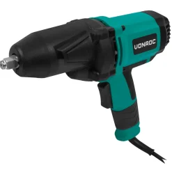 Vonroc Slagmoersleutel 950w - 600nm - 1/2” Opname - Incl. 4 Moerdoppen - 4m Kabel - Soft Grip – Gesc