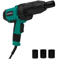 Vonroc Slagmoersleutel 950w - 600nm - 1/2” Opname - Incl. 4 Moerdoppen - 4m Kabel - Soft Grip – Gesc