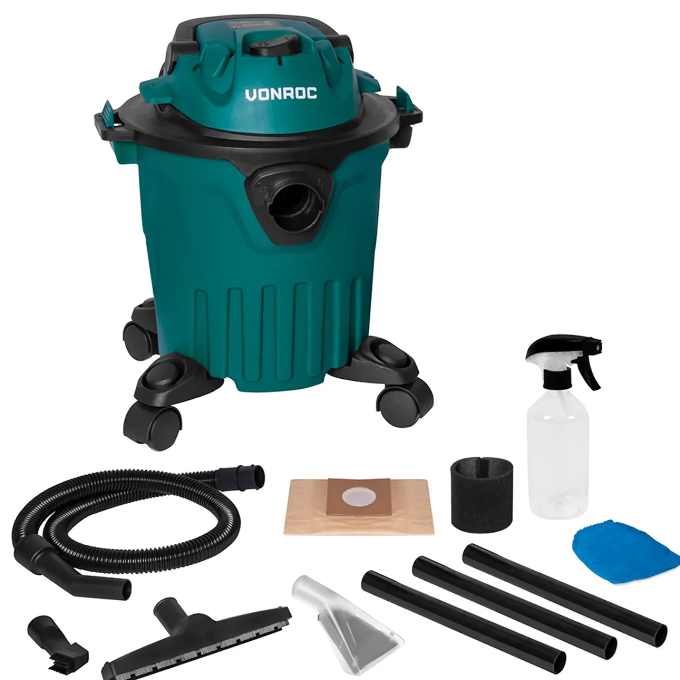 VONROC Vlekkenreiniger 1000w | Incl. Sprayfles