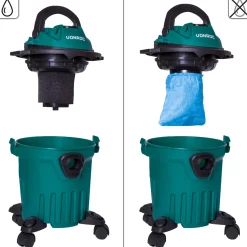 VONROC Vlekkenreiniger 1000w | Incl. Sprayfles