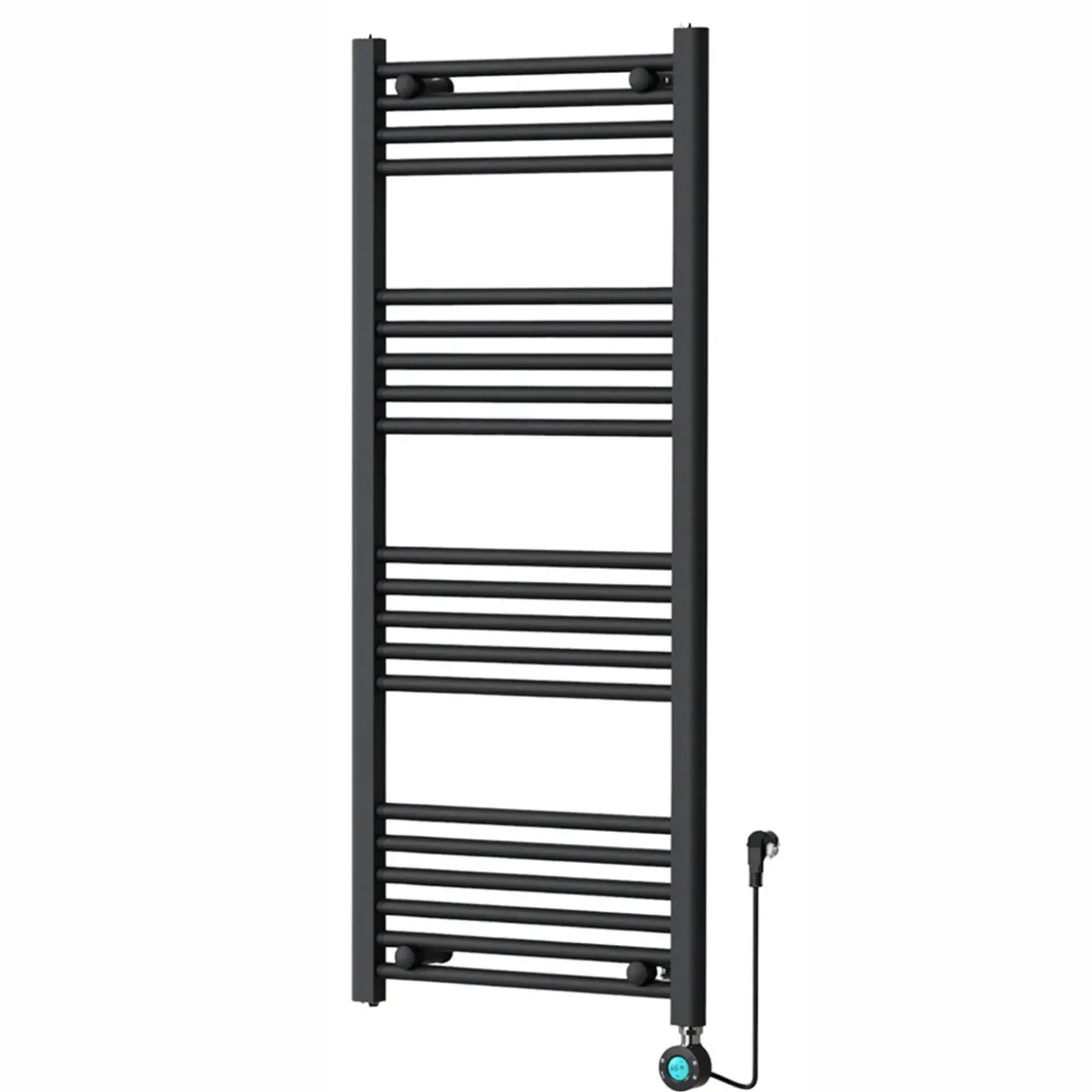 Vtw Living - Handdoekradiator Elektrisch 1200 × 500 mm - Mat Zwart - 500 Watt