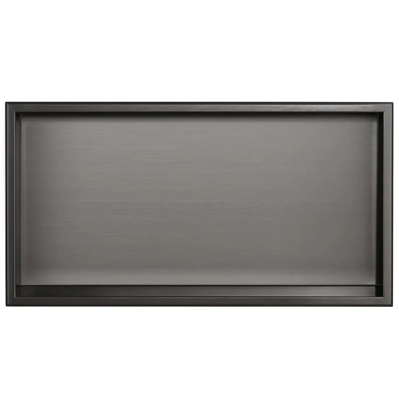 Vtw Living - Inbouwnis Badkamer - Geborsteld Gun Metal - 60 x 30 x 10 cm