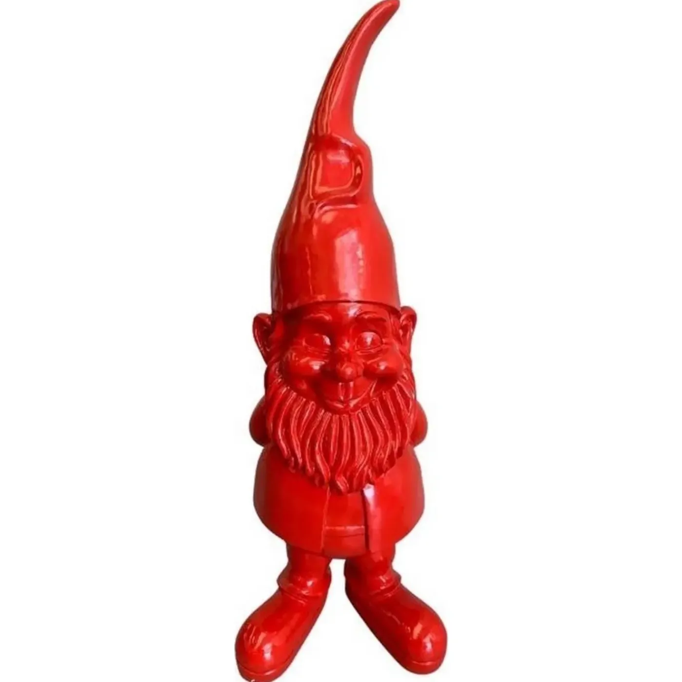 Vtw Living - Tuinkabouter 1 Meter - Grote Kabouter - Rood - 100 Cm - Tuindecoratie