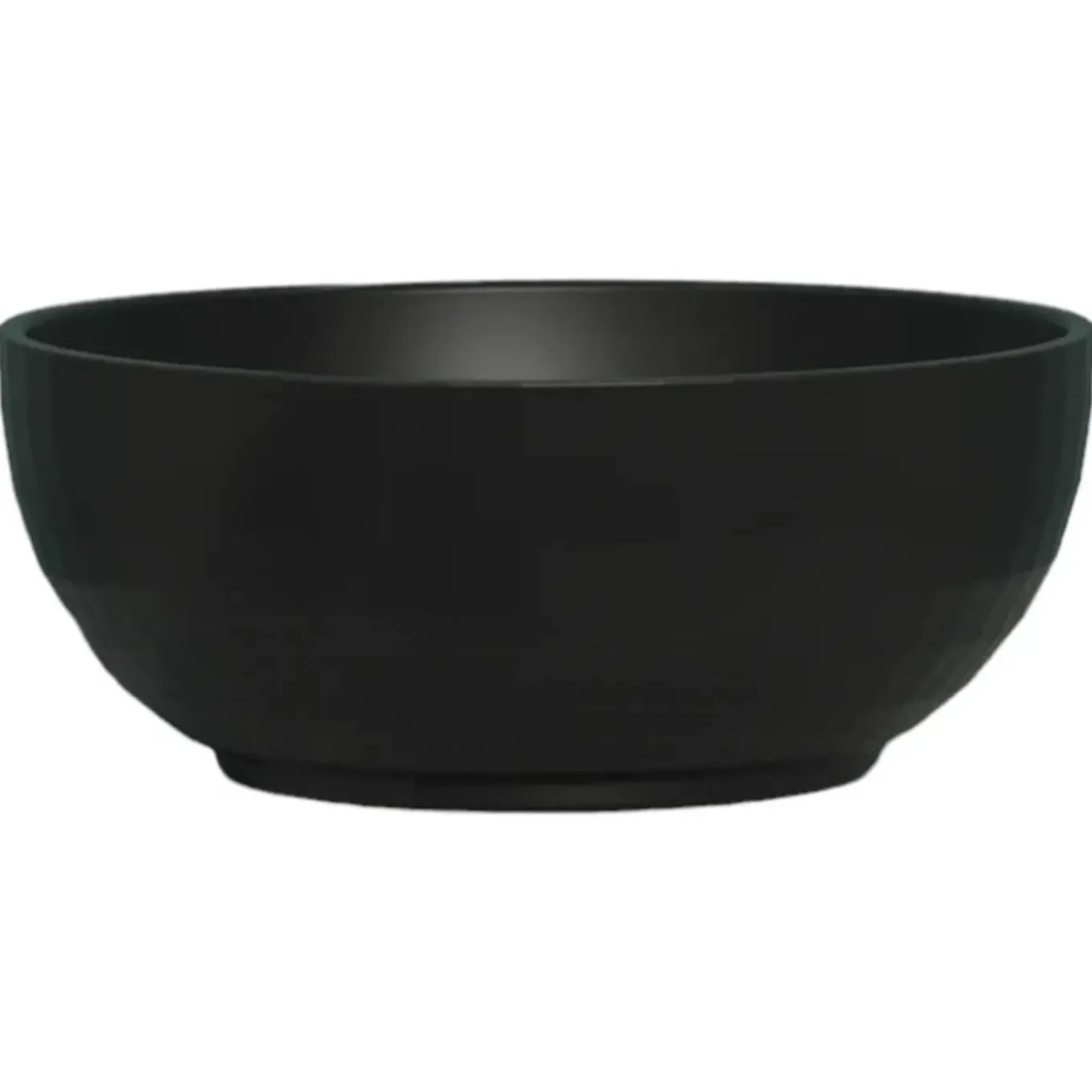 Vtw Living - Waskom Rond Mat Zwart Keramiek - Opbouwwaskom 40 cm