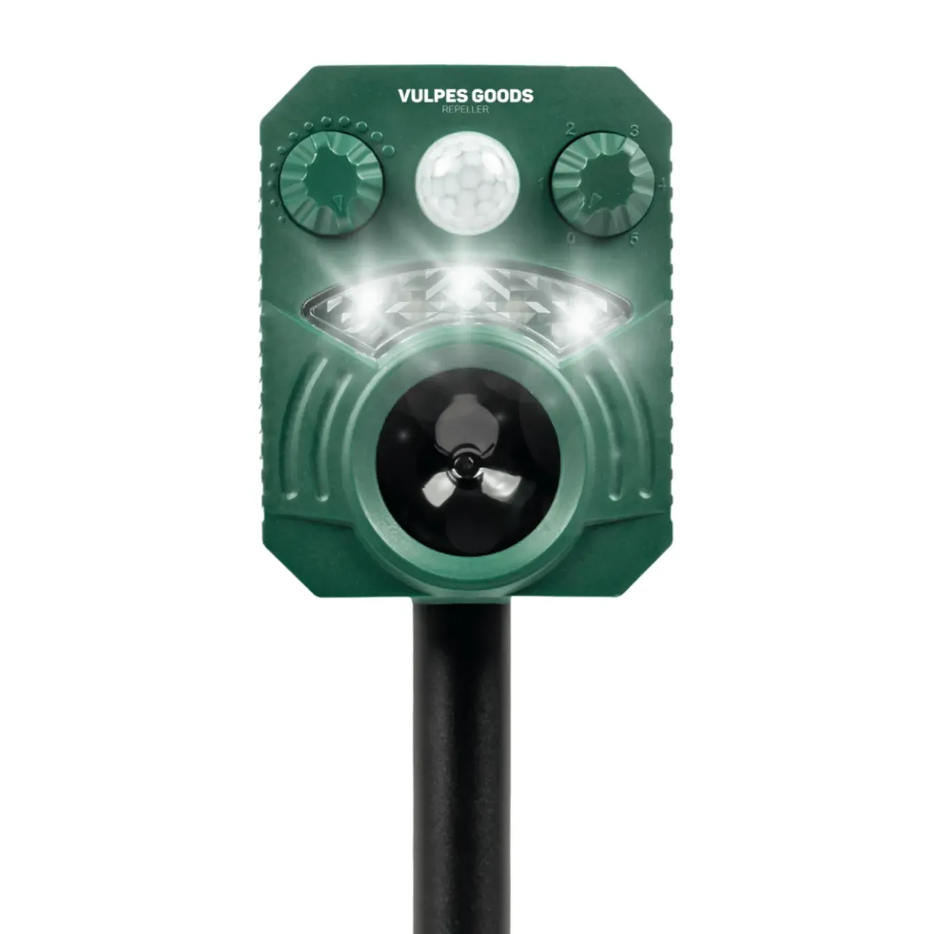 Vulpes Goods Ultrasone Kattenverjager - Kattenschrik - Dierenverjager - werkt op zonne-energie