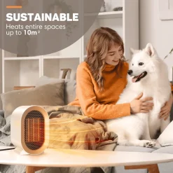 Vulpes Goods Ventilatorkachel - Elektrische Kachel Pro - 2 Standen - 1200W