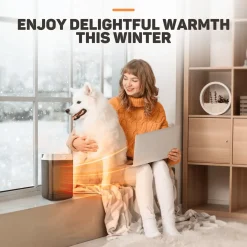 Vulpes Goods Ventilatorkachel - Elektrische Kachel - 3 Standen - Thermostaat - 1500W