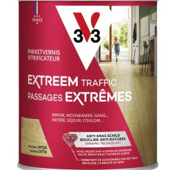 V33 vernis lak Parket Transparant zijdeglans 750ml