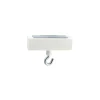 Vynex magneethaak kunststof wit 57mm