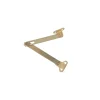 Vynex meubelscharnier voor meubelblad - vermessingd staal - 250 mm - 2 stuks