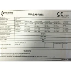 Wagaparts Jsg24-le(c) Modulerende Geiser 12 Liter Geheel Gesloten Systeem Propaan/butaan