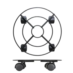 Wagner Plantenroller DRAHT GH 0943 - diam.300mm - 60kg - Staal - Dubbele zwenkwielen
