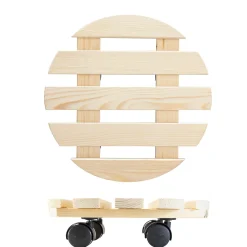 Wagner (Trolley's) Wagner plantenroller GH0018 met wielen grenen 30cm – maximaal draagvermogen 100kg