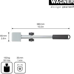 Wagner Transporthulp MM 4121 - 38mm - 150kg - Staal