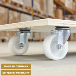Wagner Transportroller MaxiGrip - 57,5x30cm - 250kg - Hout - Antislip