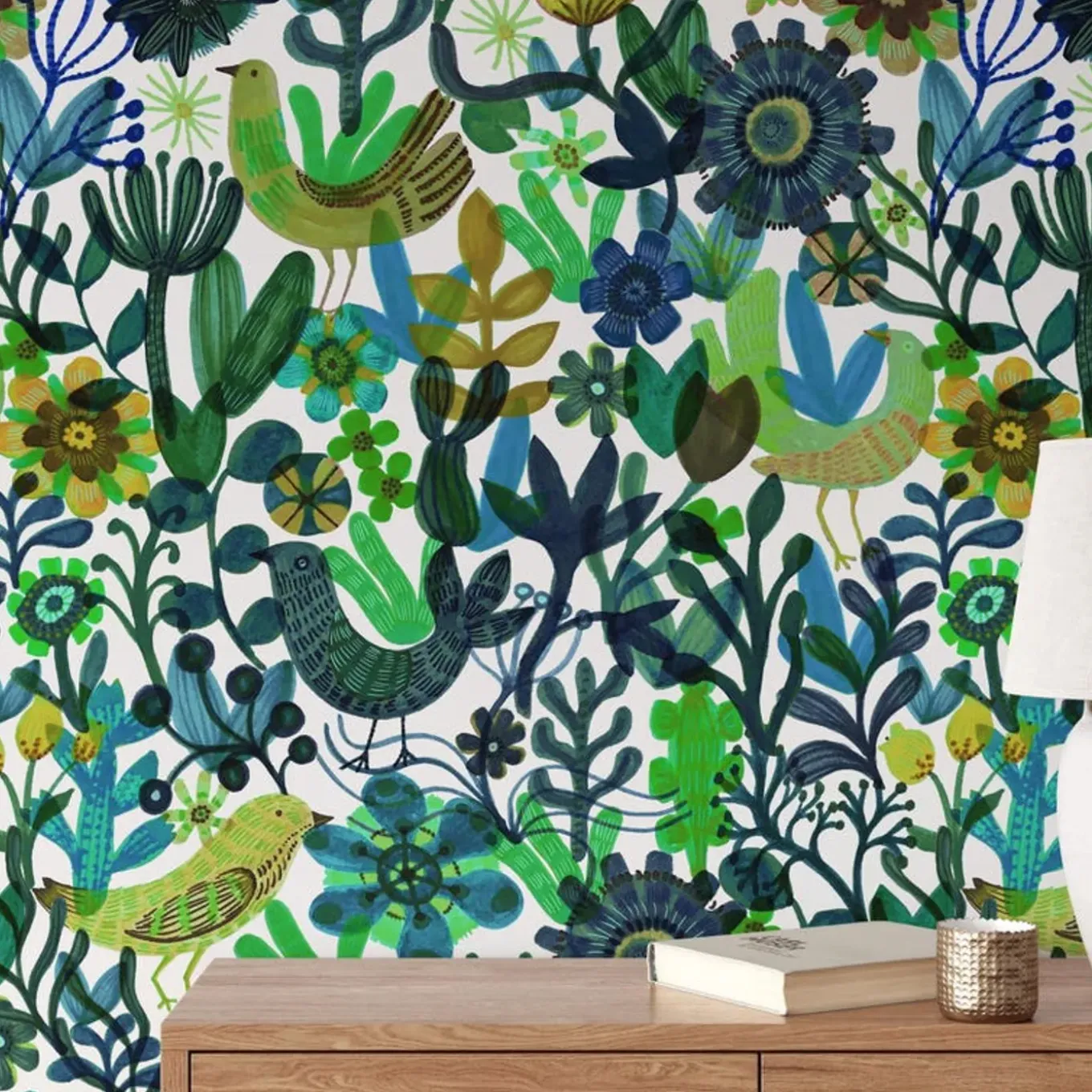 Wallpapers4beginners - Behang - Artistiek - Vegan Papier - 280x200cm, 5,5m2