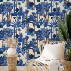 Wallpapers4beginners - Behang - Woestijnoase - Vegan Papier - 280x200cm, 5,5m2
