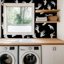 Wallpapers4beginners - Behang - Handen - Vegan Papier - 280x200cm, 5,5m2