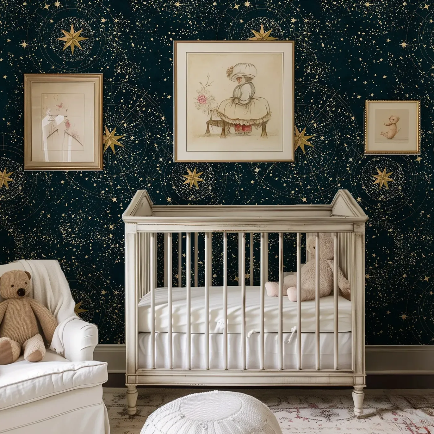 Wallpapers4beginners - Behang - Sterrenhemel - Vegan Papier - 280x200cm, 5,5m2